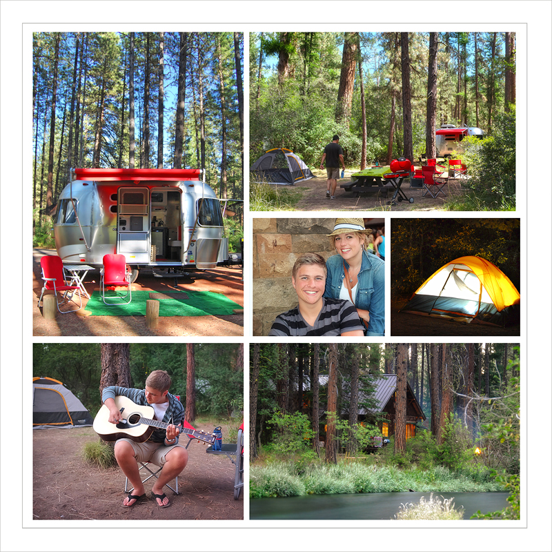 Smiling River Campground at Camp Sherman, Oregon