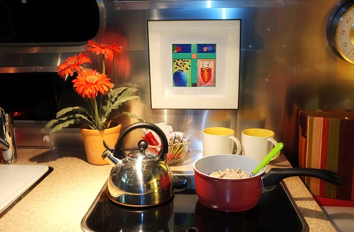 A warm dinner to enjoy around the campfire...everything tastes a little better when you're camping!