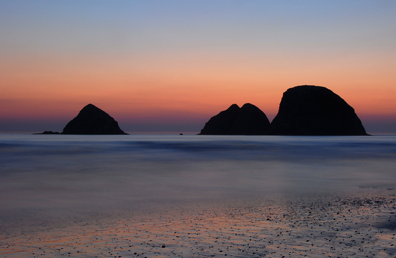 Beautiful rock formations off the coast...