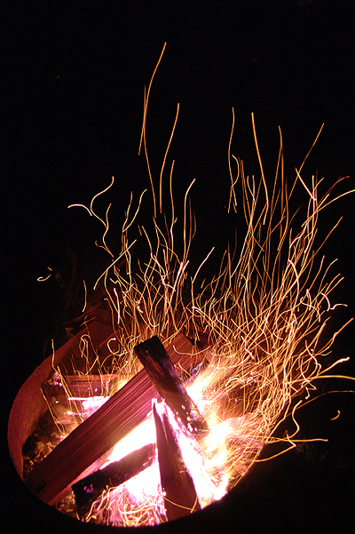 Campfire under the stars...what a way to end a perfect three days!
