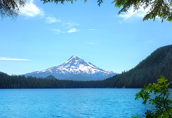 Lost Lake and view of Mt. Hood