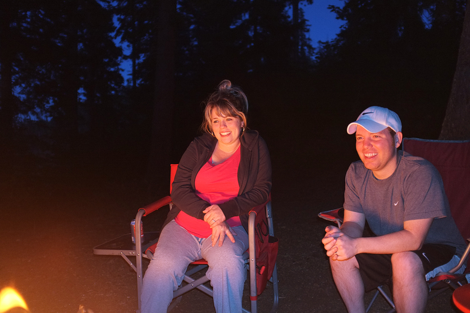 Lindsey and Cory joined us for some tent camping…a trooper at 8 months pregnant!
