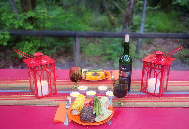 We returned to camp and rewarded our efforts with a wonderful dinner!