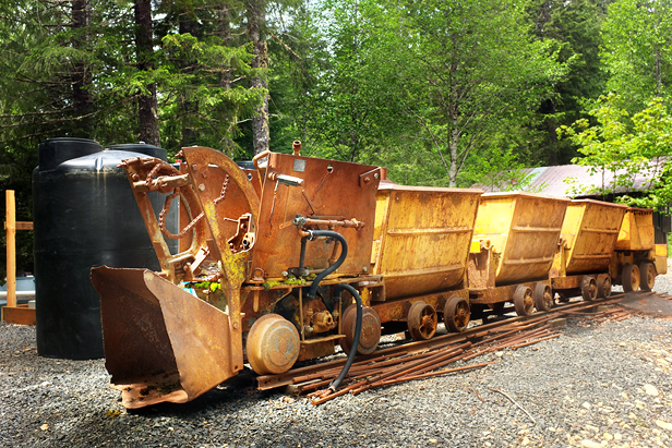 Old mine carts