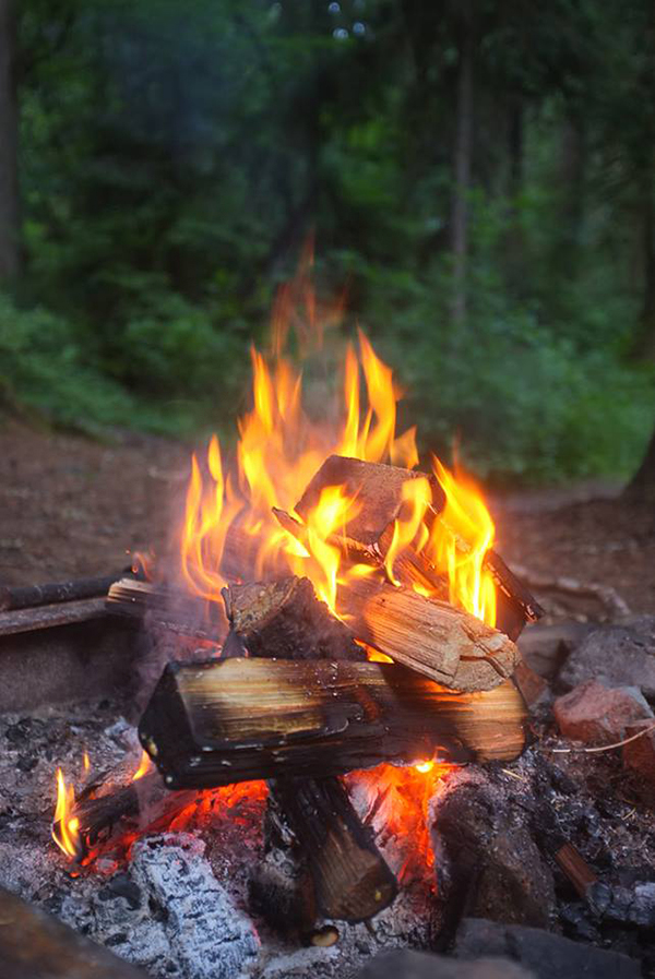 Back at camp…tired and hungry!