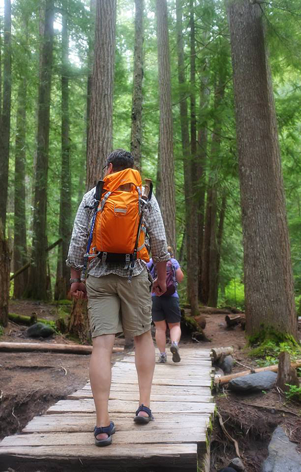 Footbridge over creek