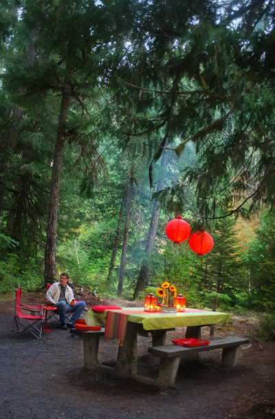 Quite literally one of the best campsites we've ever had! I almost didn't want to leave the campground to go hiking! 