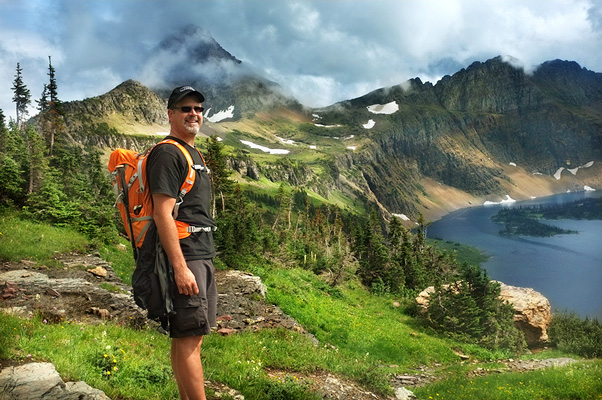 Overlooking Hidden Lake