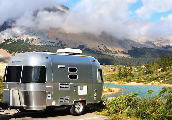 Stopping for lunch near the glacier. The view from the parking lot!