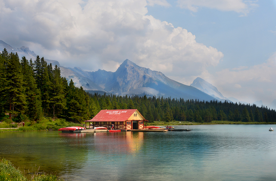 The historic old boat house.