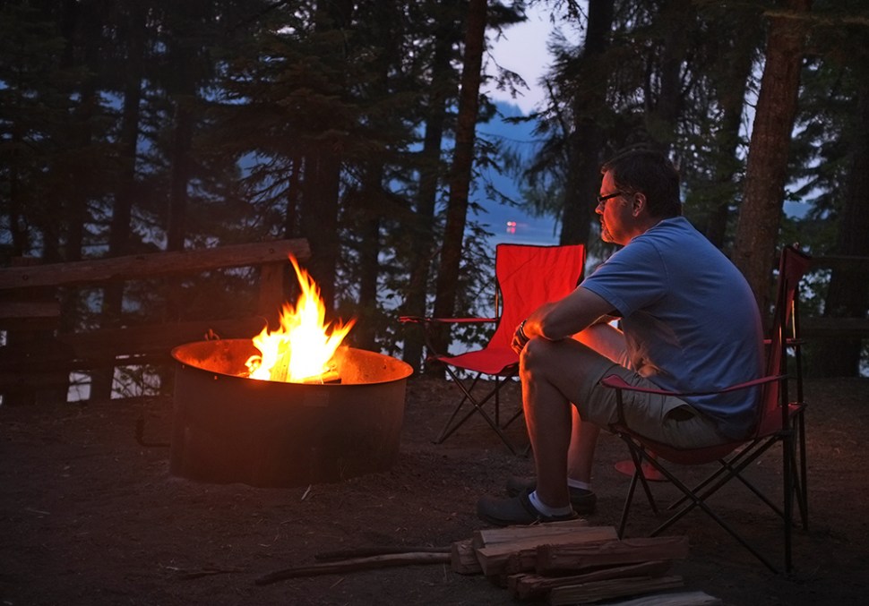 Campfires were still allowed for the first two nights. The days were warm but the nights were COLD!