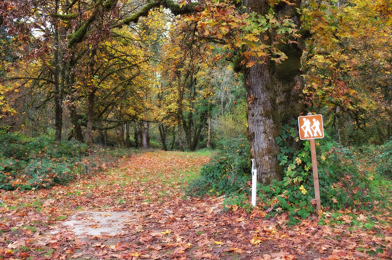 The prettiest part of the campground is closed this time of the year. Lots of walking trails along the river..